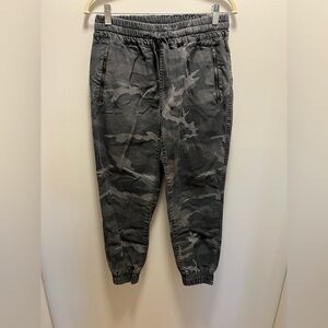 TNA Gray Camouflage Joggers